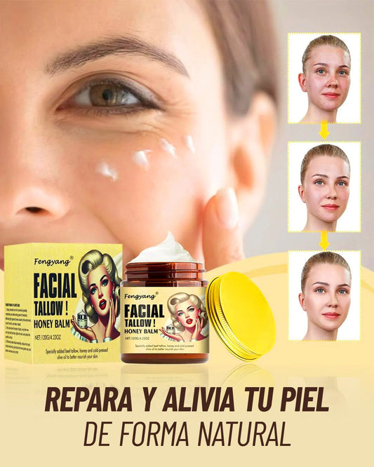 Crema Facial de Sebo y Miel